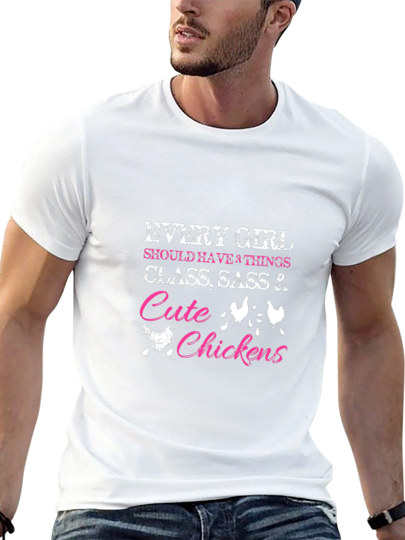 Cute Chickens Graphic T-Shirt
