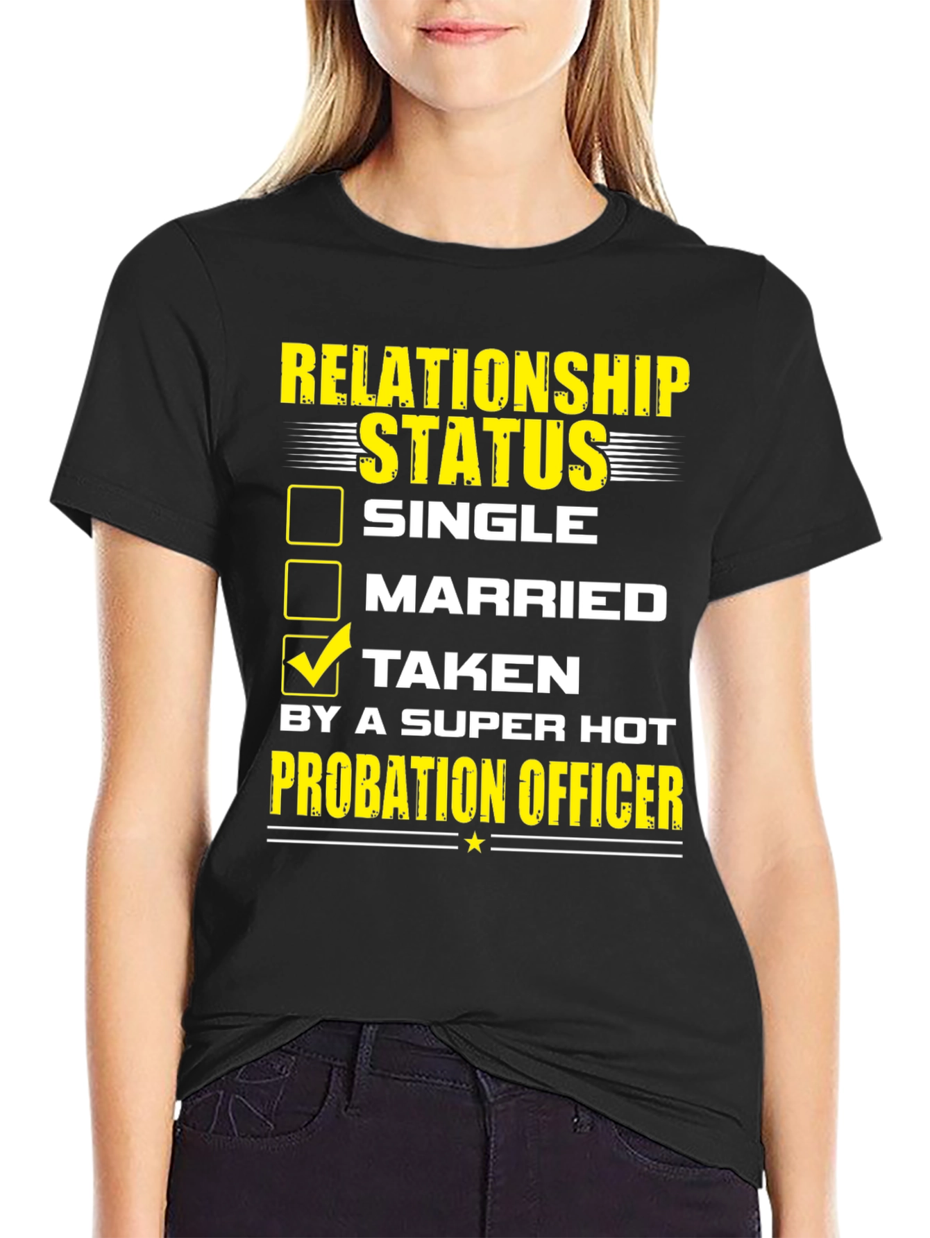 Probation Officer Relationship Status T-Shirt
