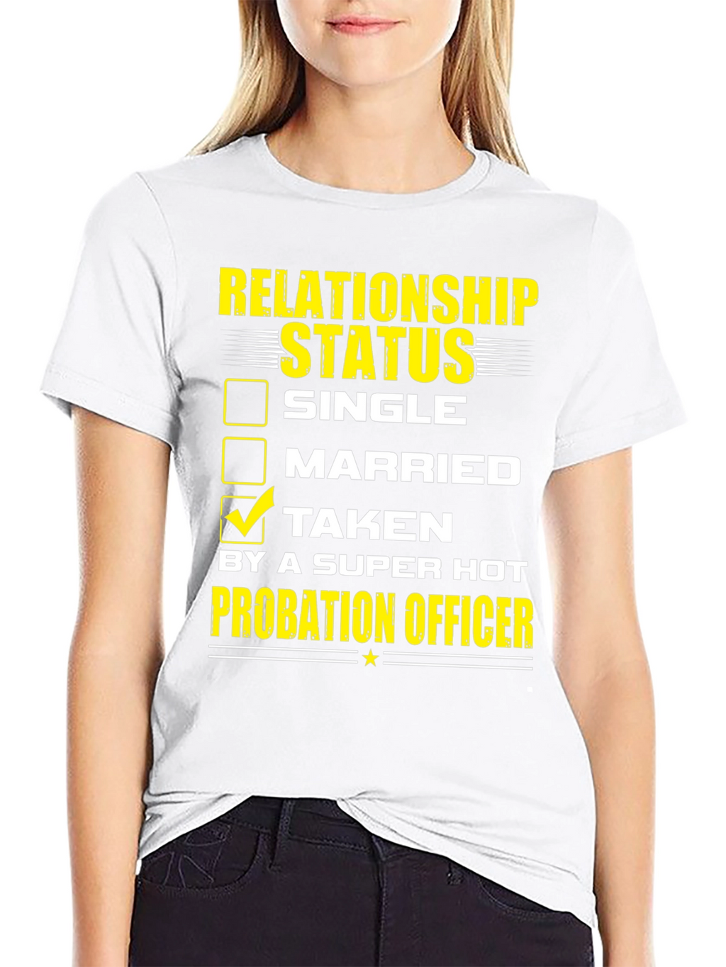 Probation Officer Relationship Status T-Shirt