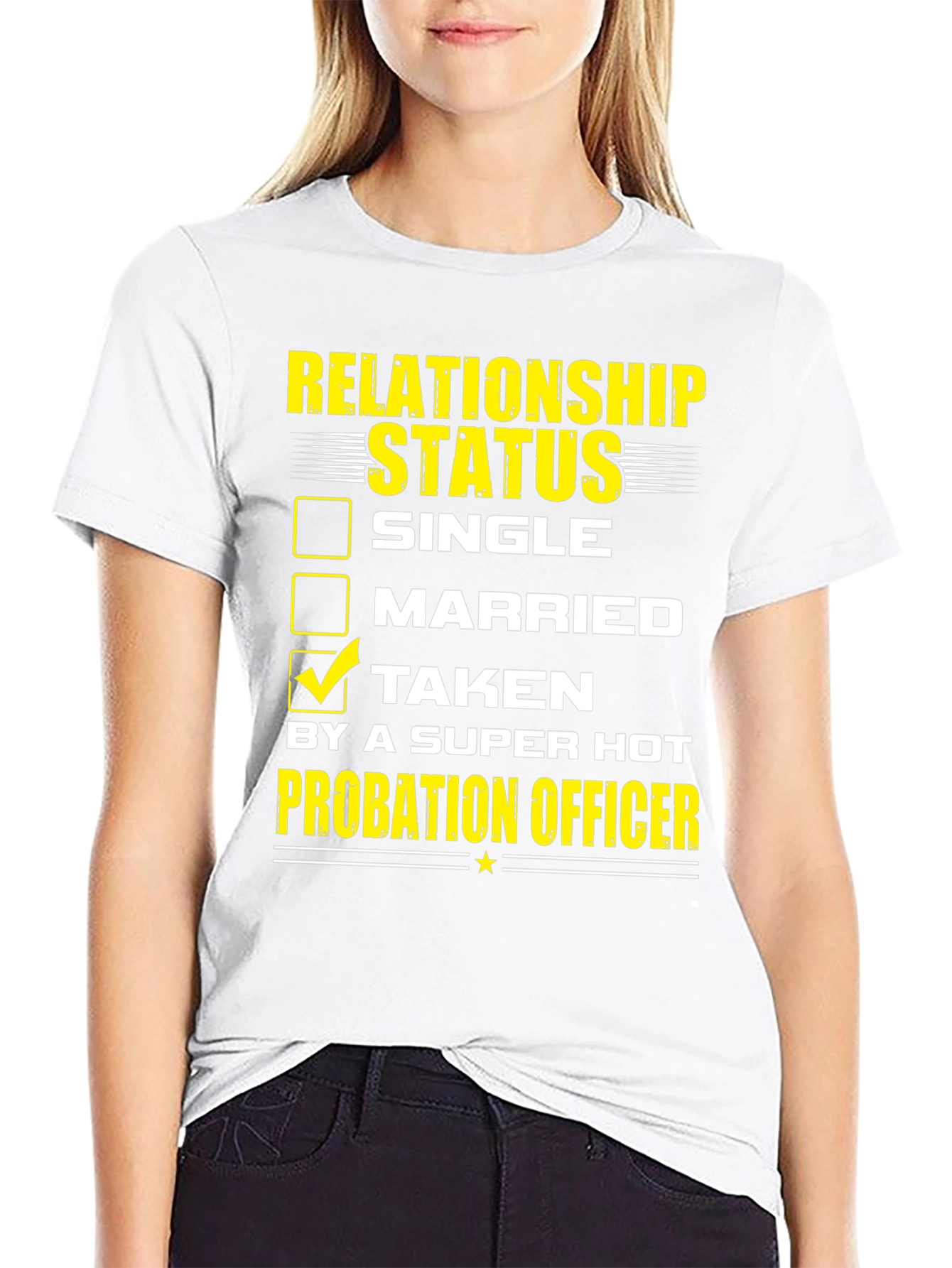 Probation Officer Relationship Status T-Shirt