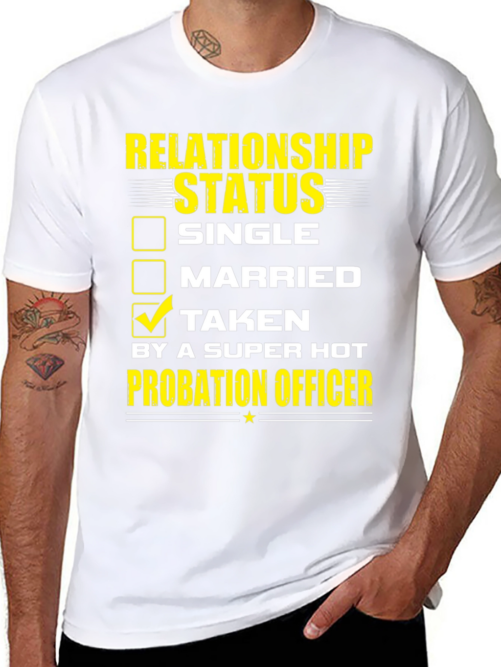 Probation Officer Relationship Status T-Shirt