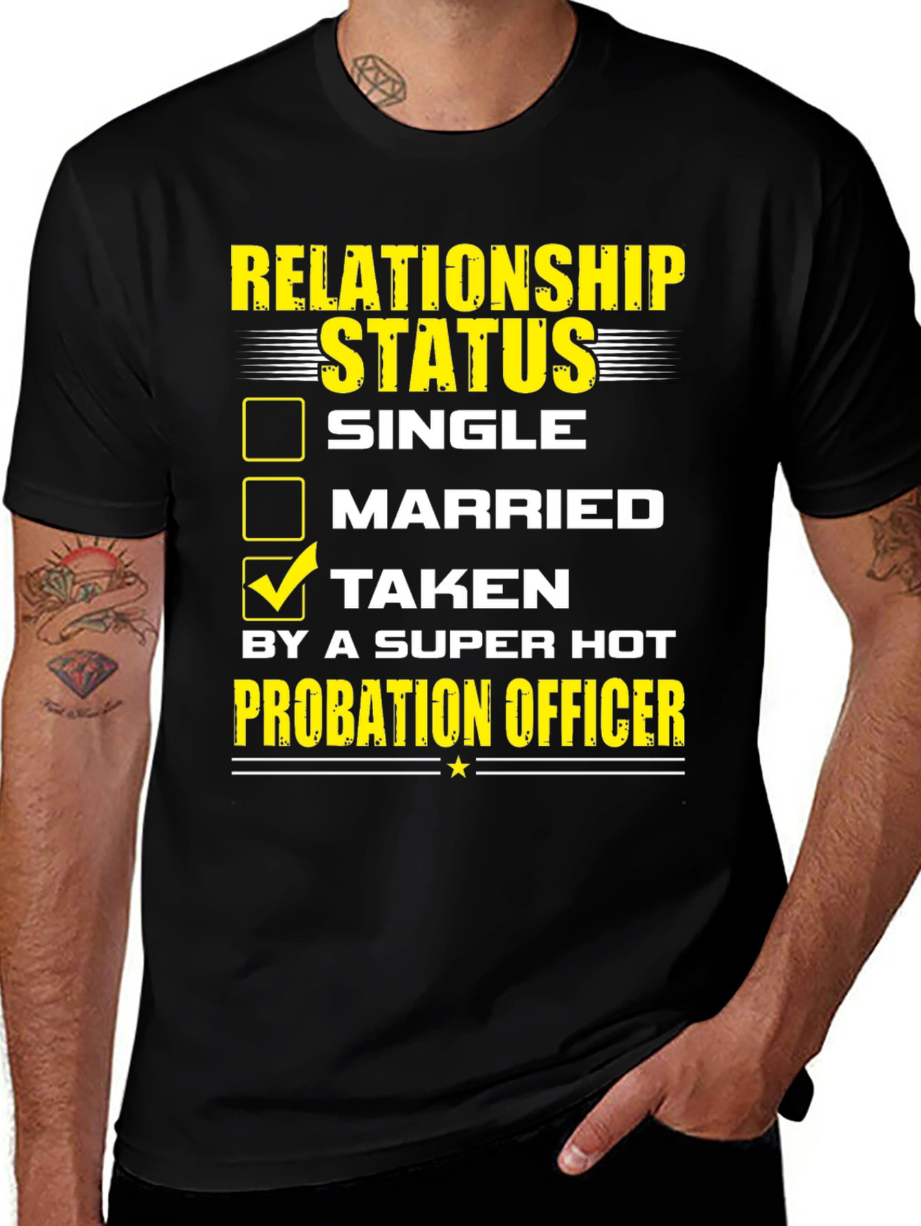 Probation Officer Relationship Status T-Shirt