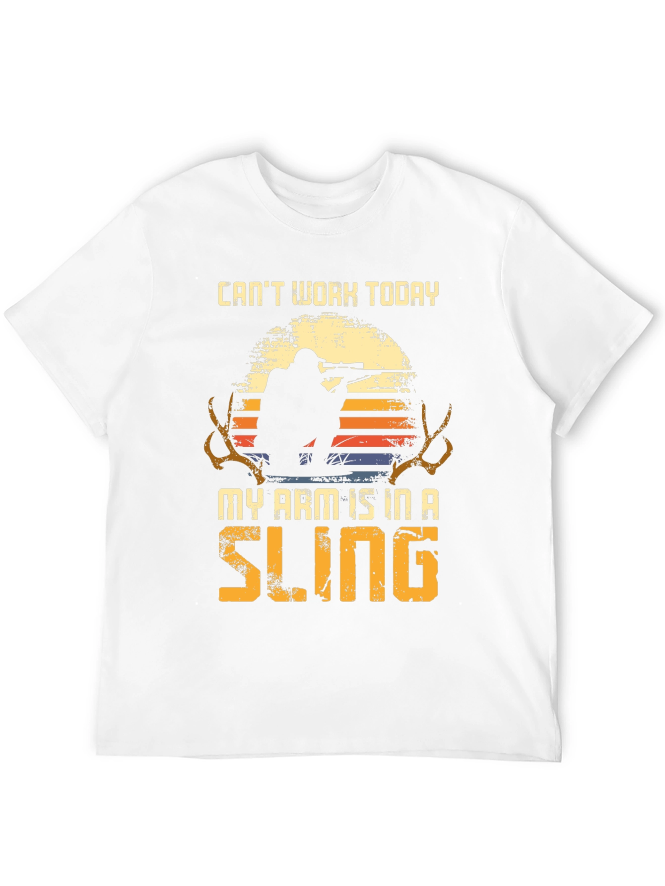 Cant Work Today Arm in a Sling T-Shirt