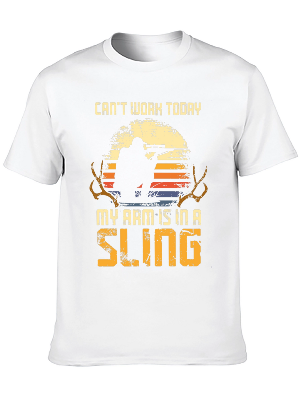 Cant Work Today Arm in a Sling T-Shirt