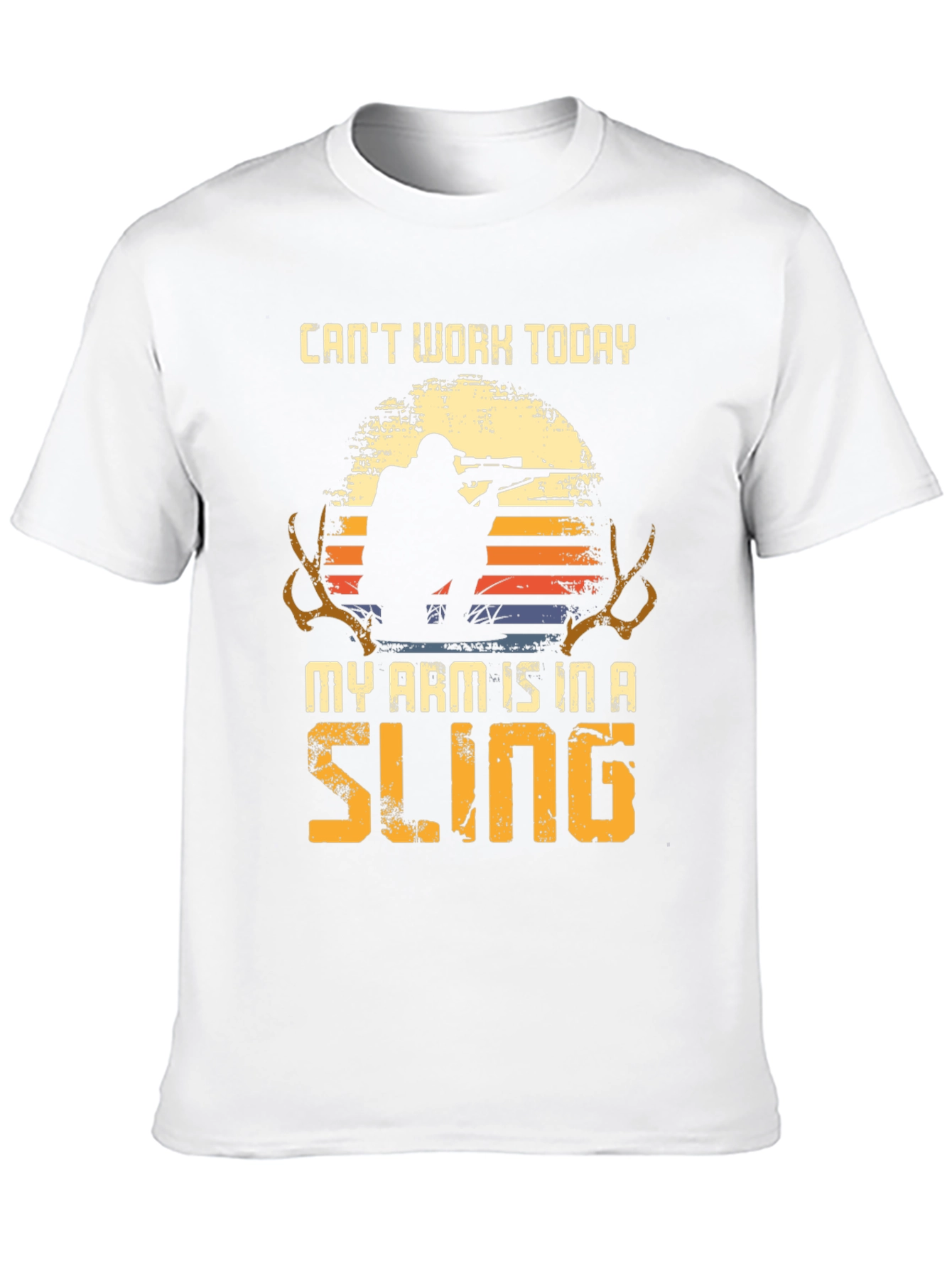 Cant Work Today Arm in a Sling T-Shirt