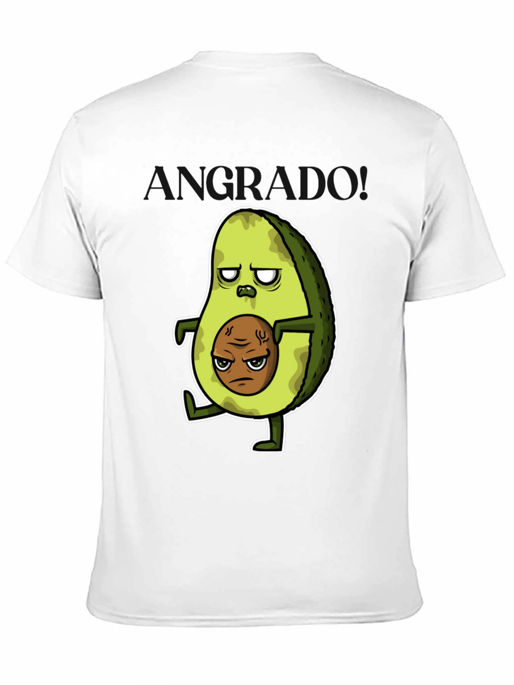 Grumpy Avocado T-Shirt - Funny Graphic Tee