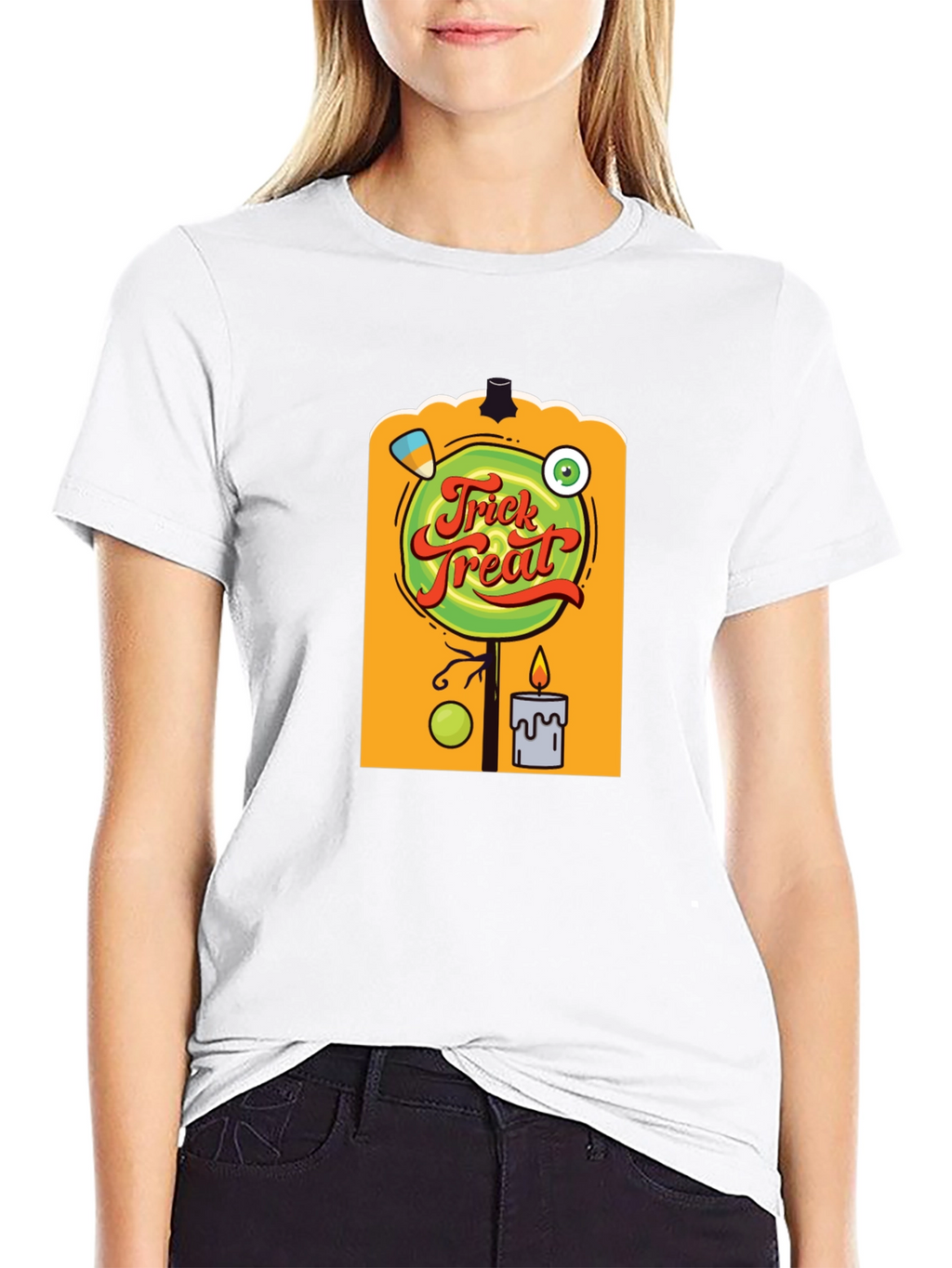 Trick or Treat Halloween Graphic Tee