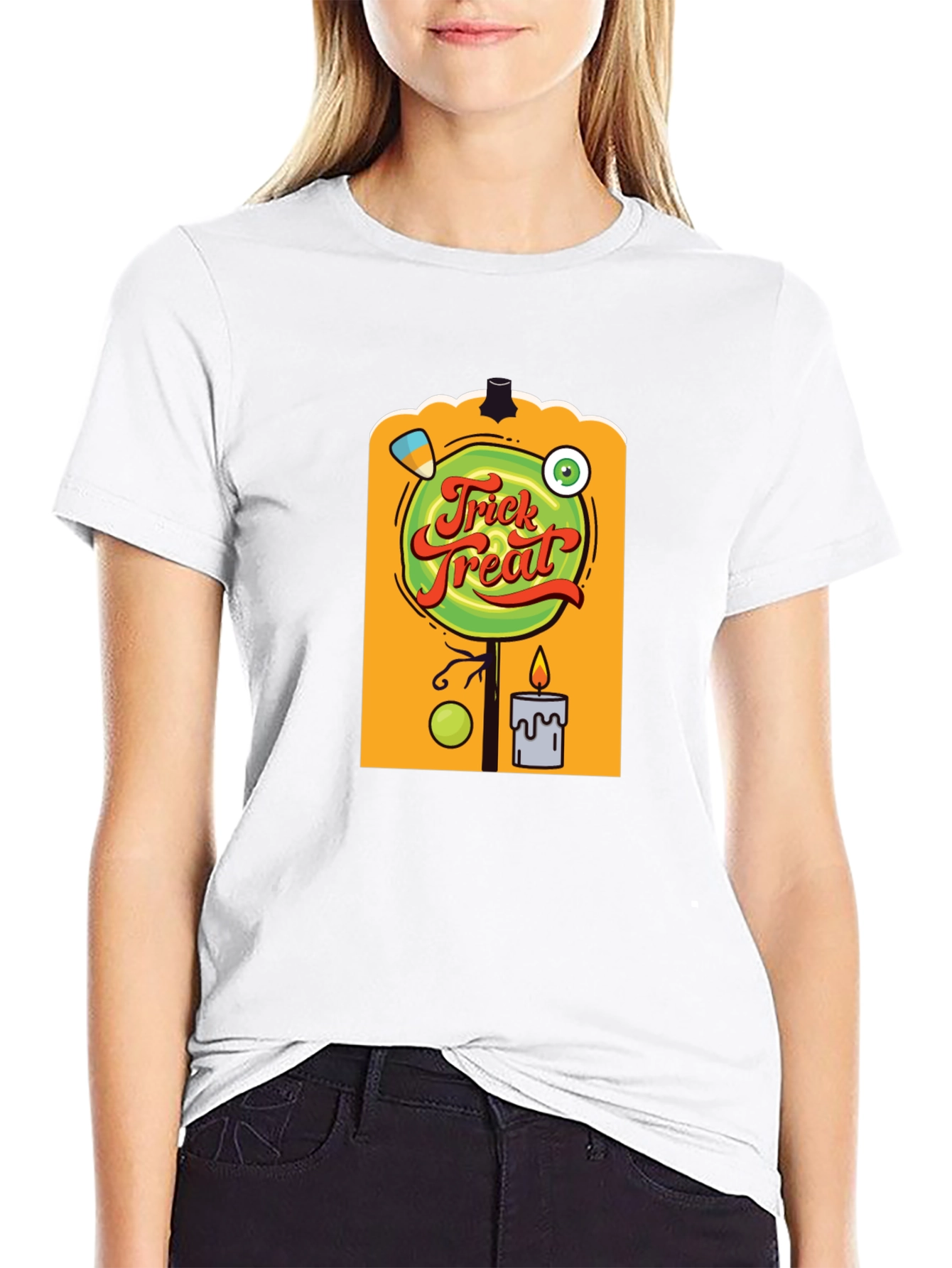 Trick or Treat Halloween Graphic Tee