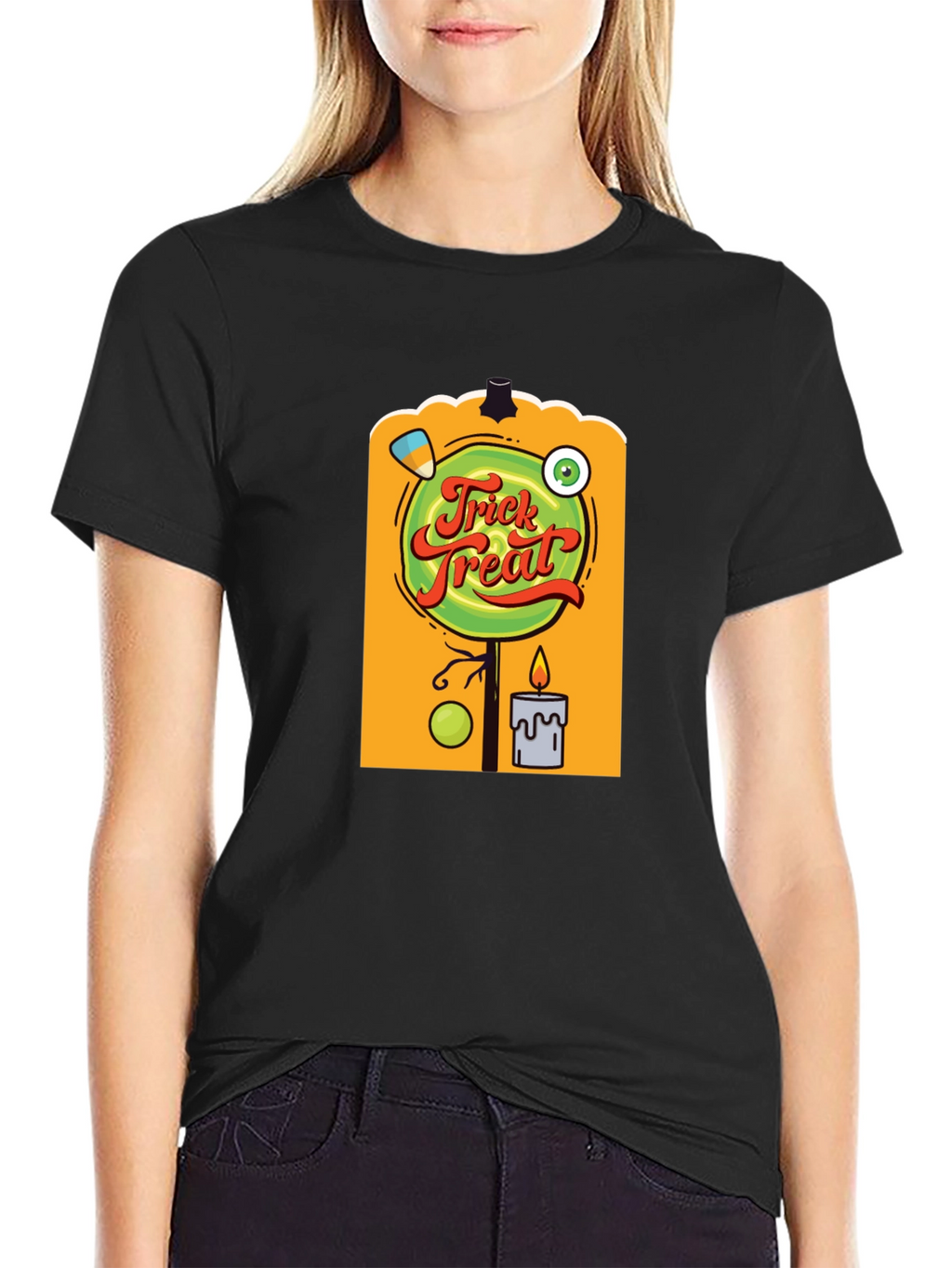 Trick or Treat Halloween Graphic Tee