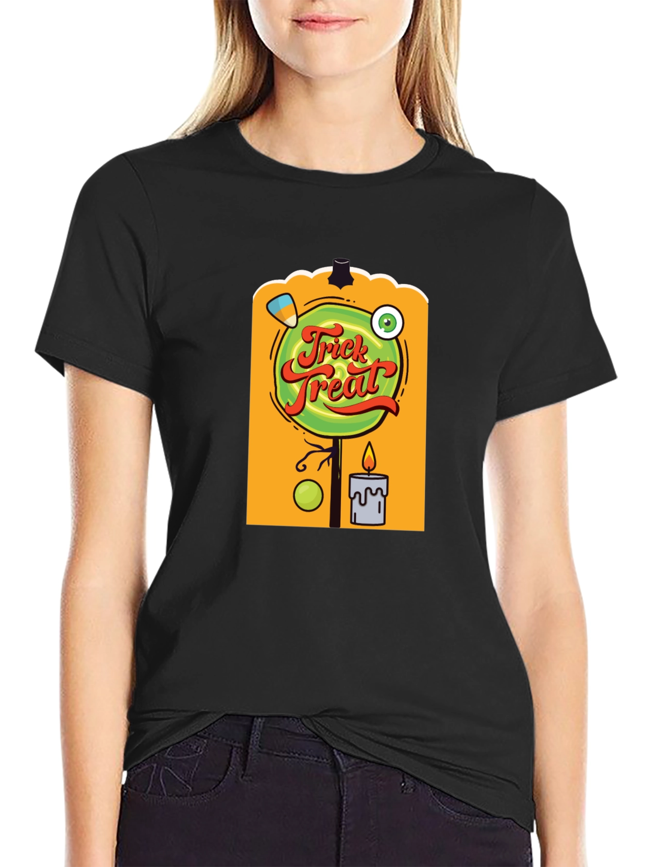 Trick or Treat Halloween Graphic Tee