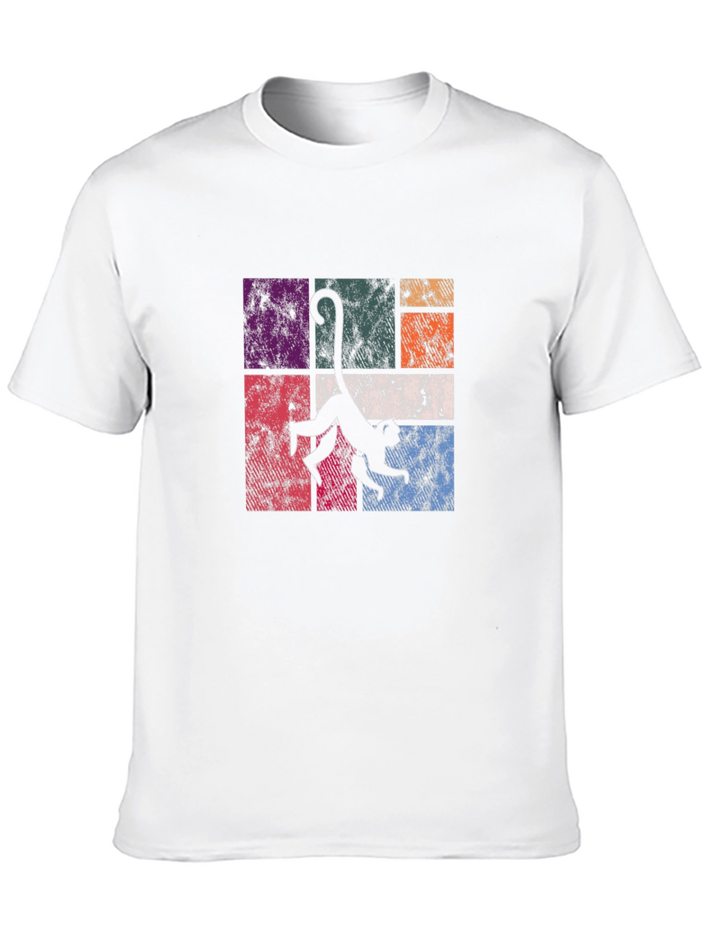 Monkey Graphic Black T-Shirt - Unique Design