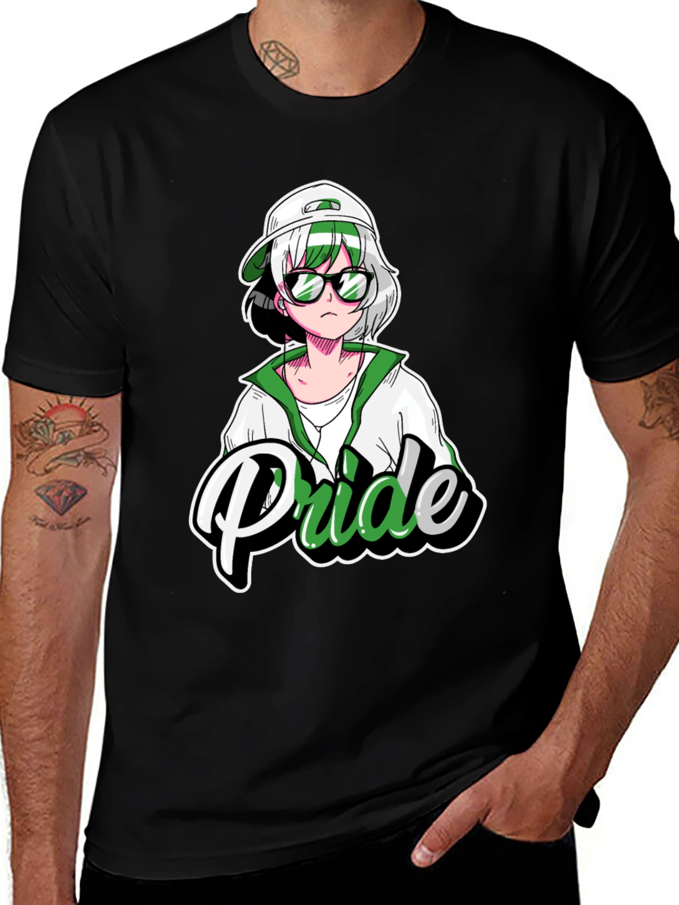 Pride Graphic Tee - Anime Style