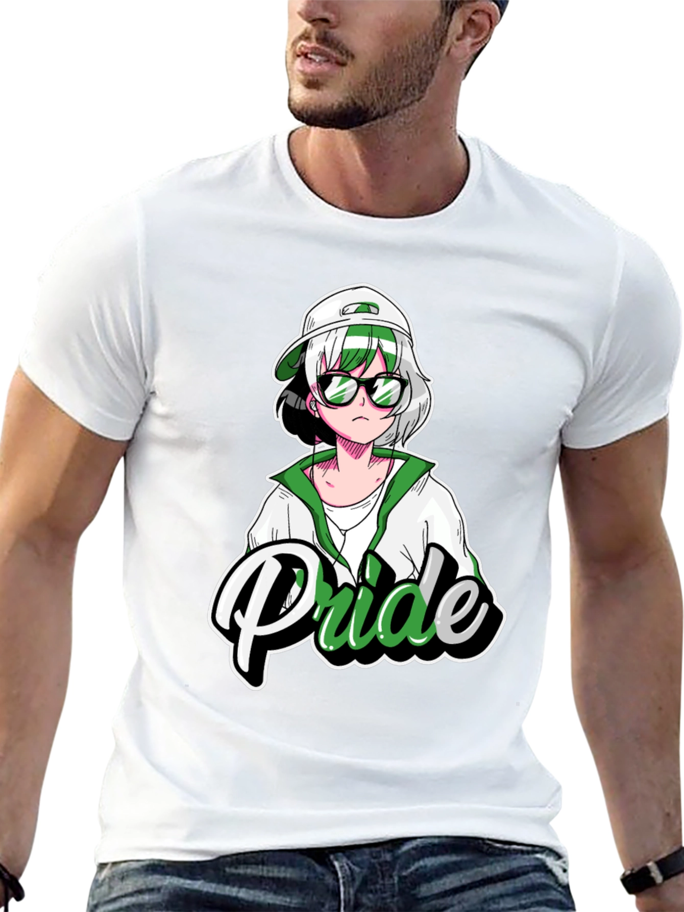 Pride Graphic Tee - Anime Style