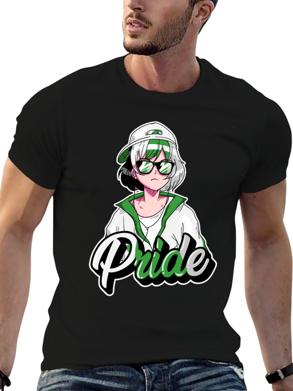 Pride Graphic Tee - Anime Style