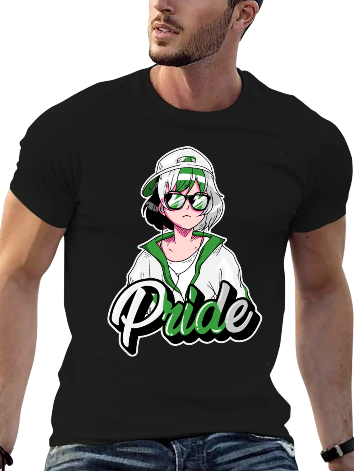 Pride Graphic Tee - Anime Style