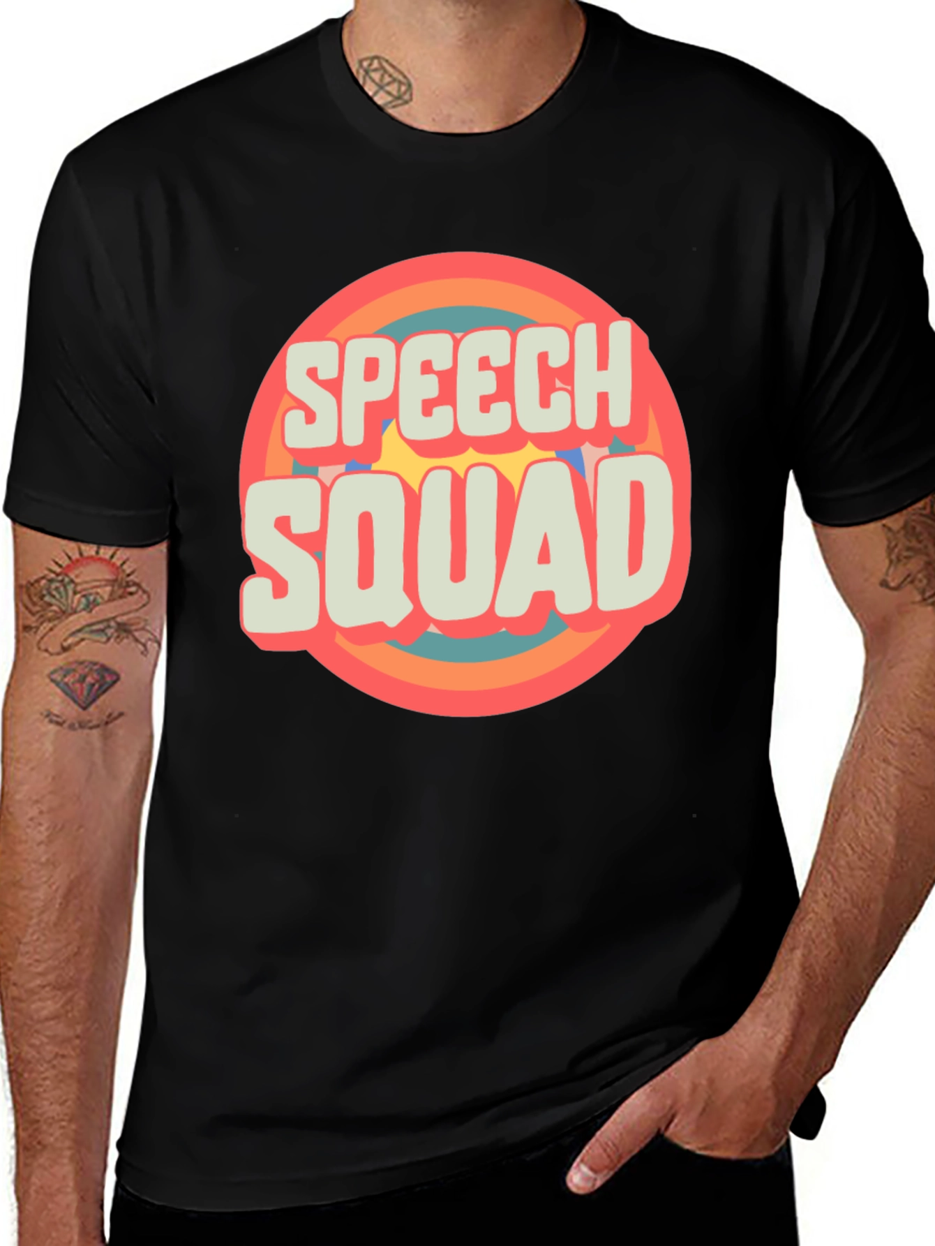 Speech Squad Retro Graphic Tee