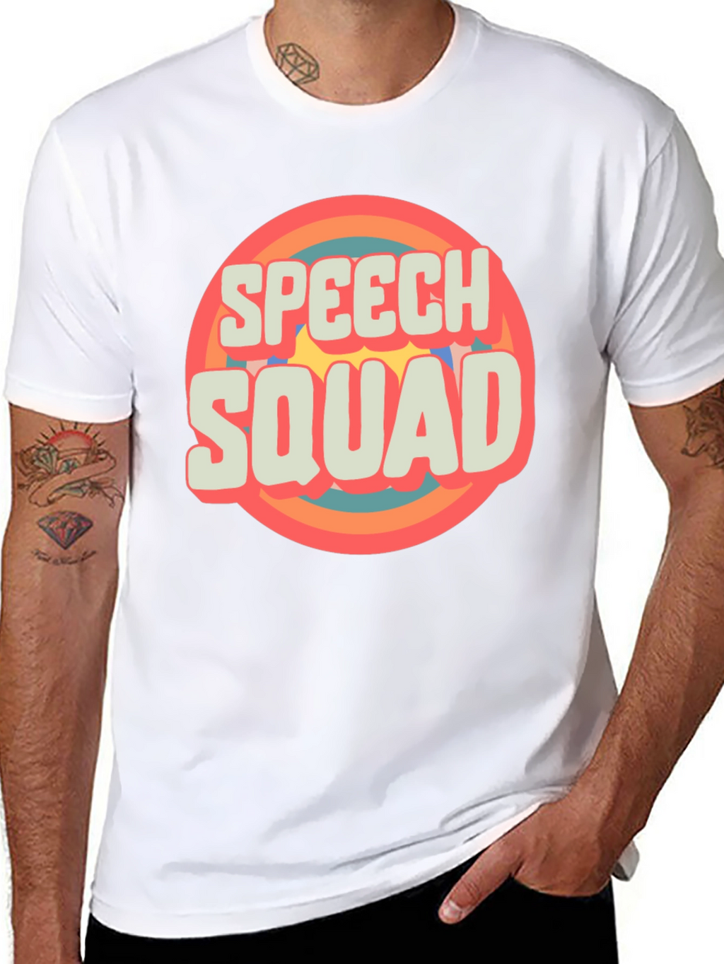 Speech Squad Retro Graphic Tee