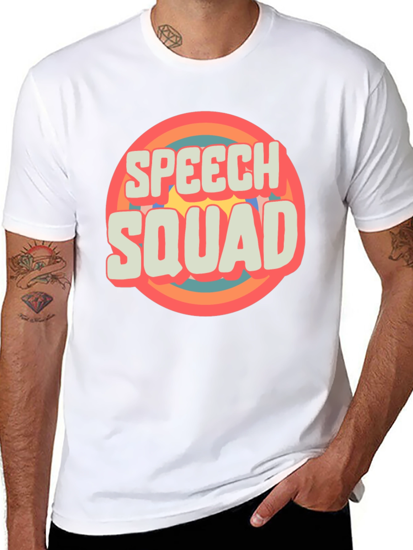 Speech Squad Retro Graphic Tee