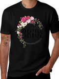 Team Bride Floral Wreath Tee