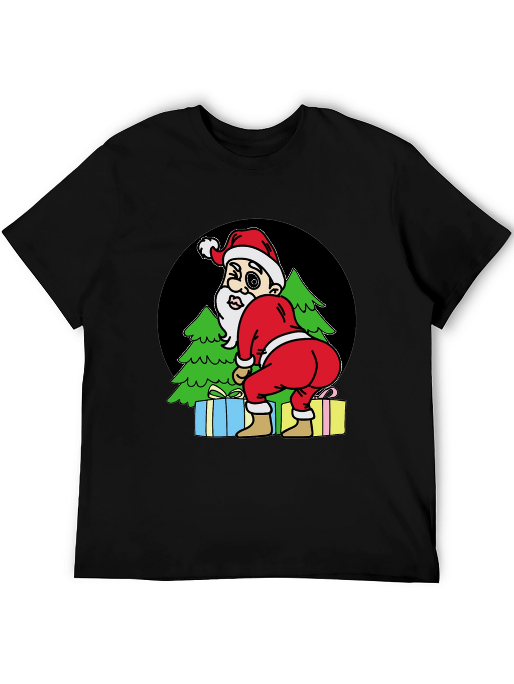 Funny Santa T-Shirt - Cheeky Christmas Tee