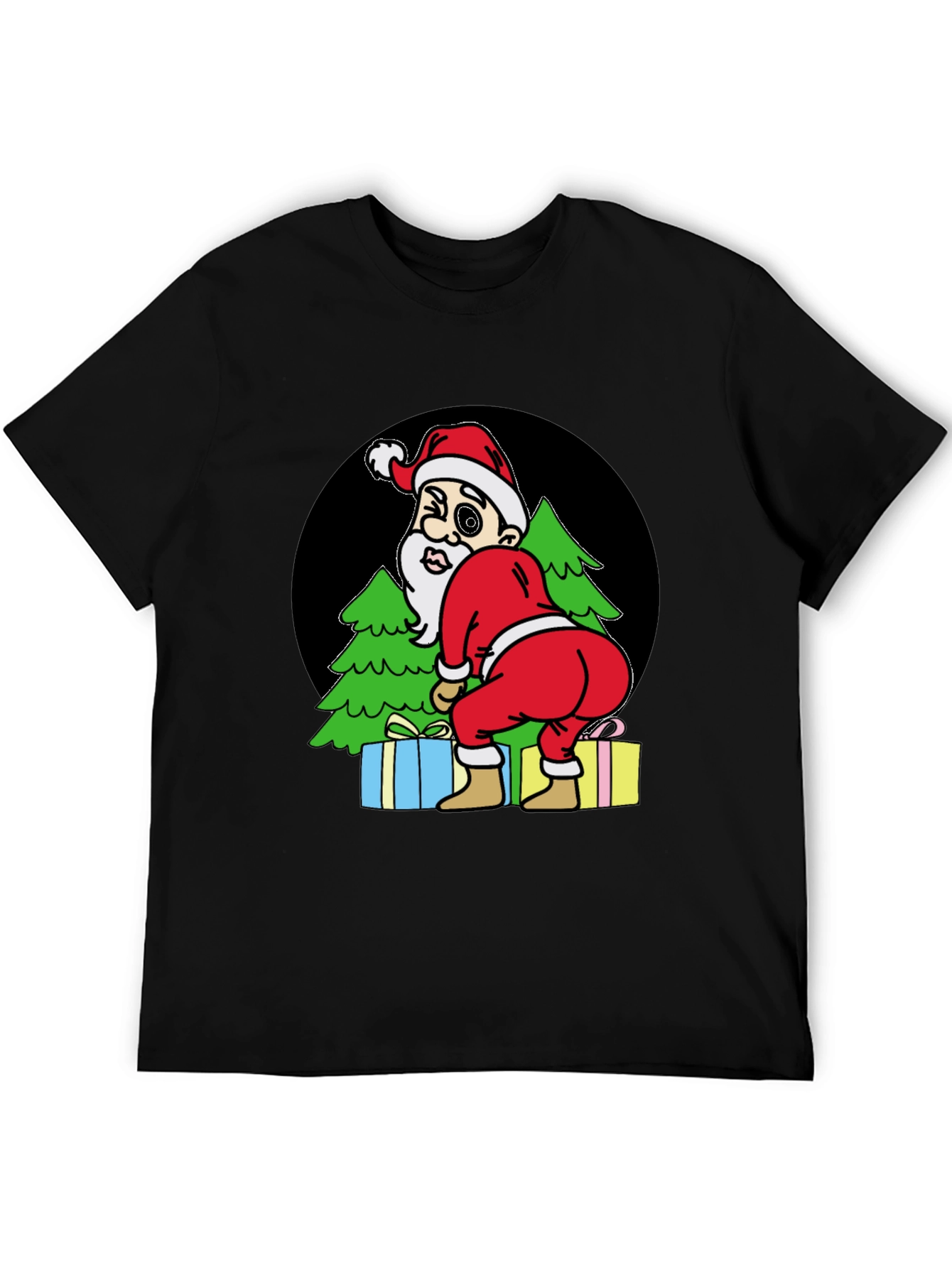 Funny Santa T-Shirt - Cheeky Christmas Tee