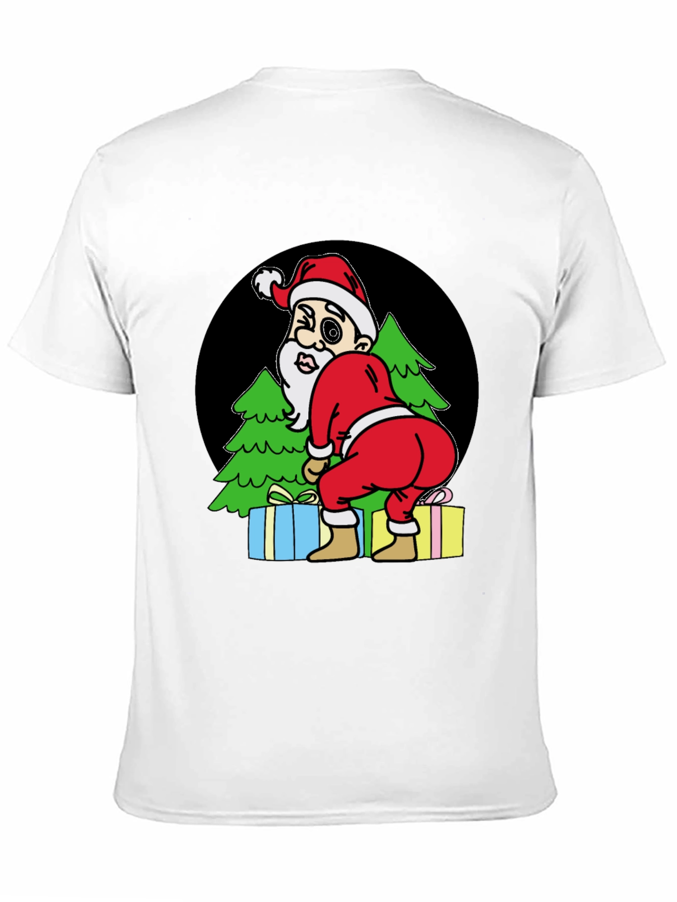 Funny Santa T-Shirt - Cheeky Christmas Tee