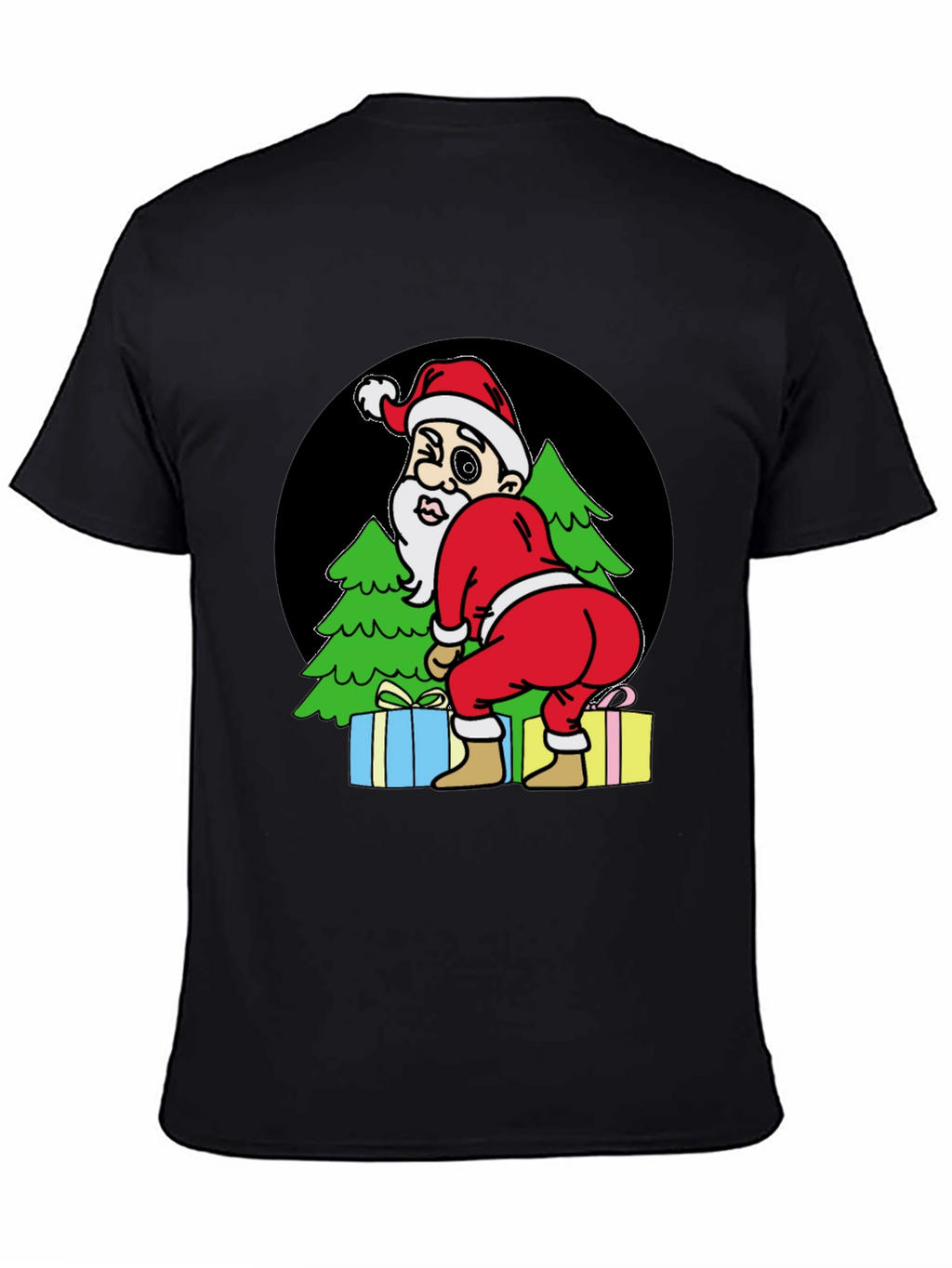 Funny Santa T-Shirt - Cheeky Christmas Tee