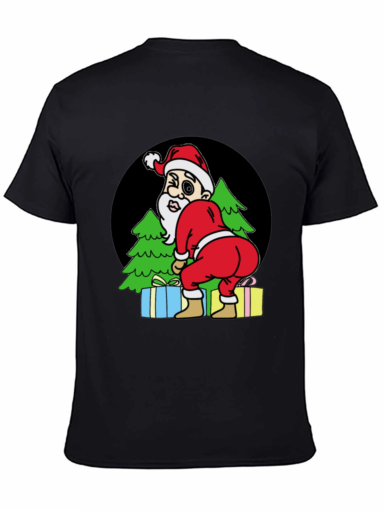 Funny Santa T-Shirt - Cheeky Christmas Tee