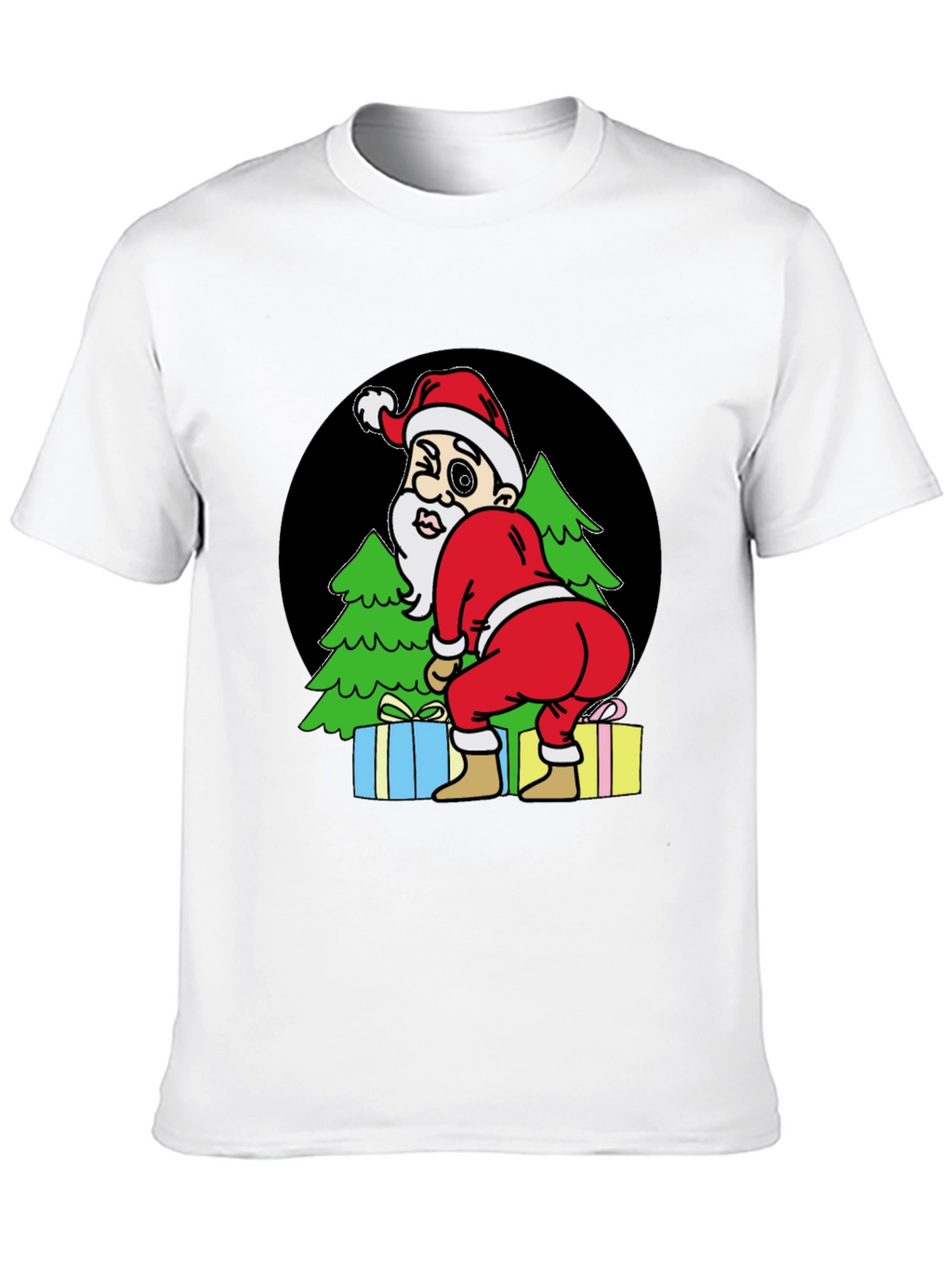 Funny Santa T-Shirt - Cheeky Christmas Tee