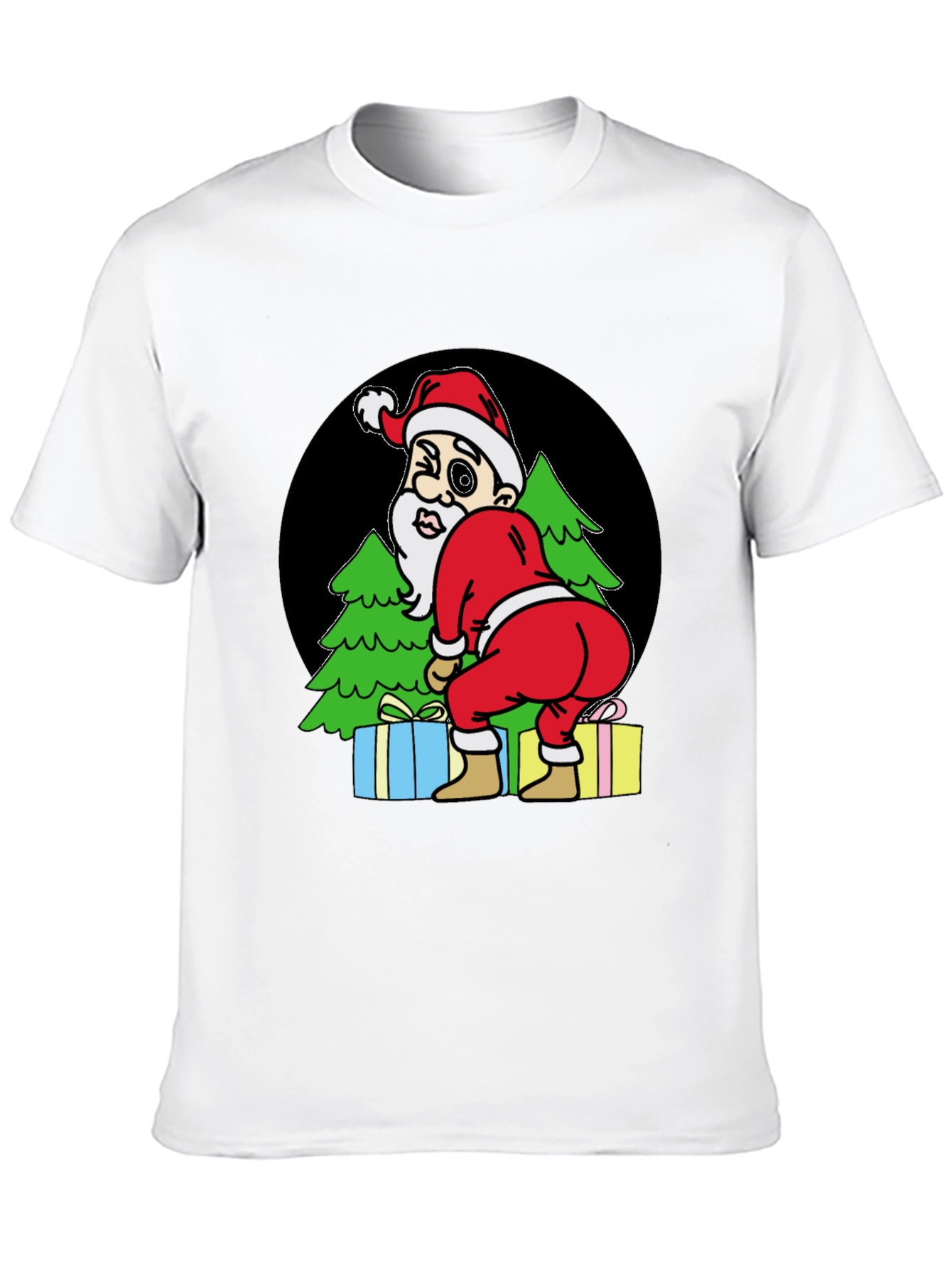 Funny Santa T-Shirt - Cheeky Christmas Tee