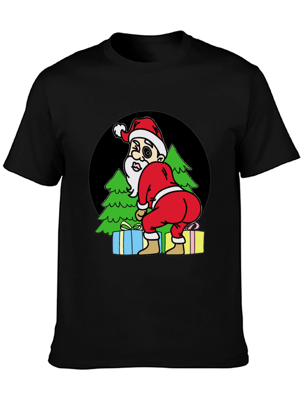 Funny Santa T-Shirt - Cheeky Christmas Tee