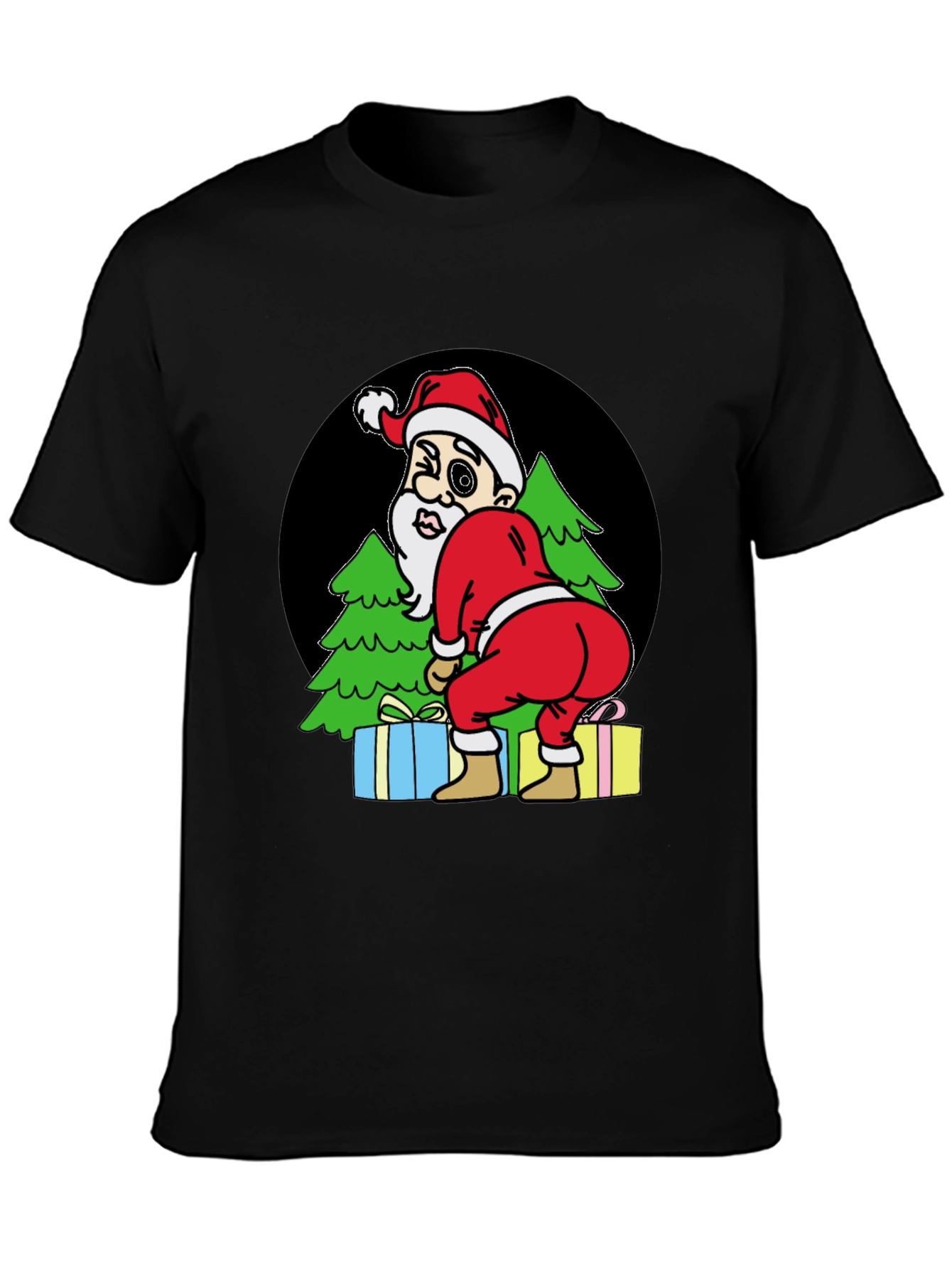 Funny Santa T-Shirt - Cheeky Christmas Tee