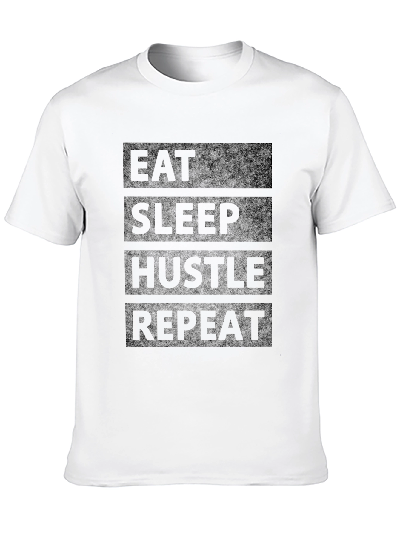 Eat Sleep Hustle Repeat Black T-Shirt