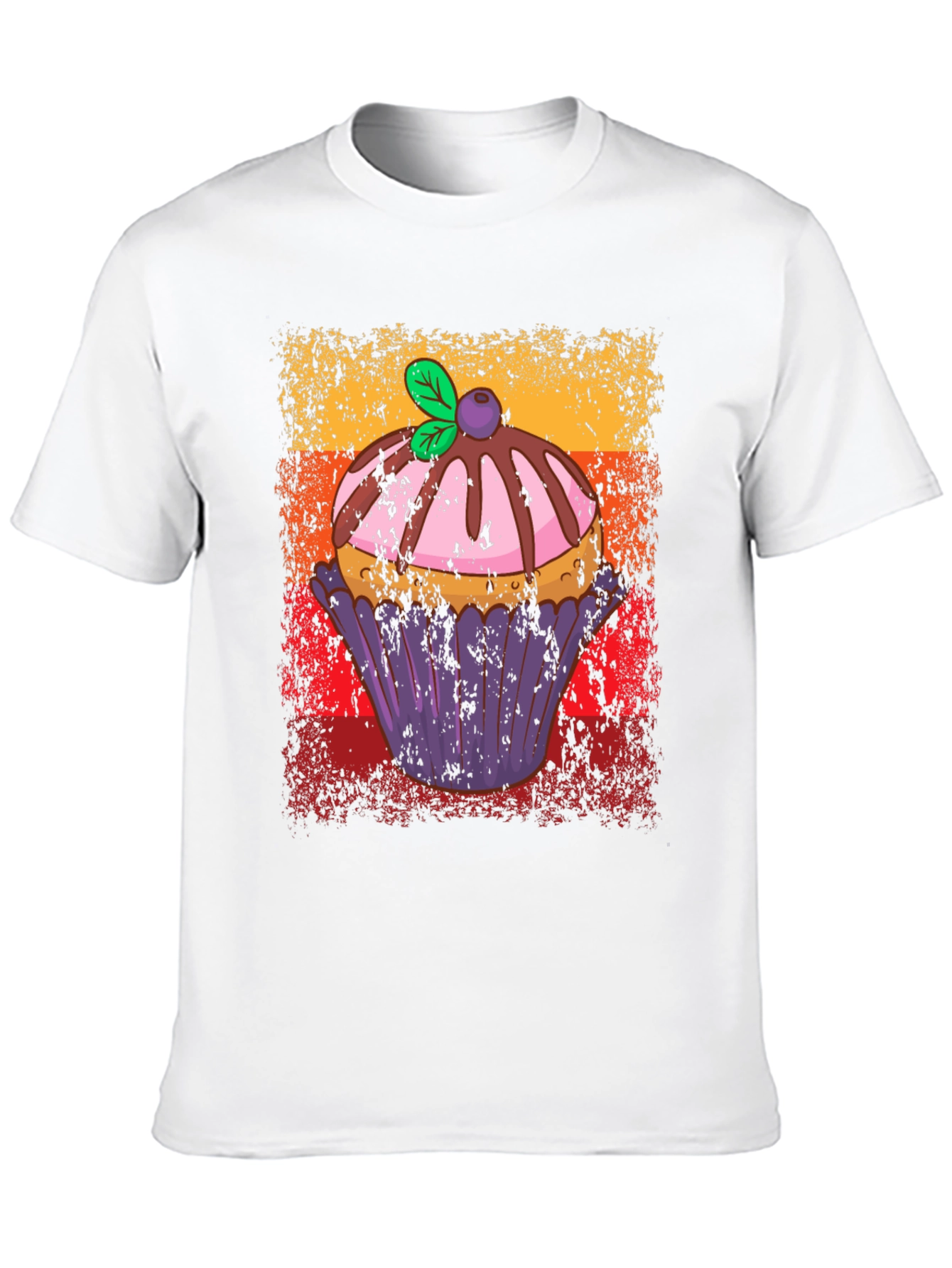 Retro Cupcake T-Shirt - Sweet Treat Design