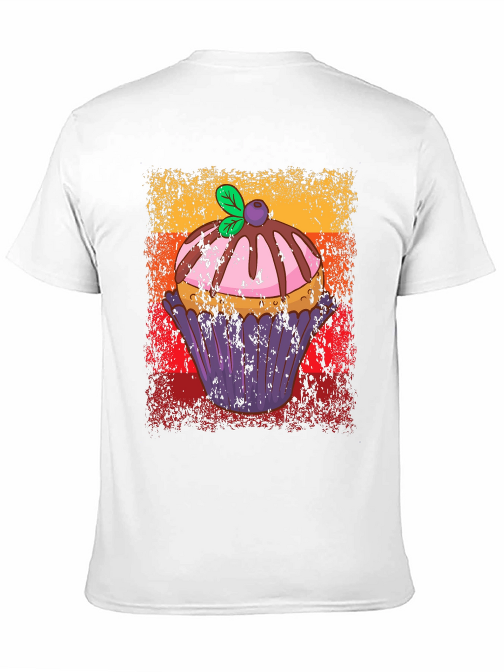 Retro Cupcake T-Shirt - Sweet Treat Design