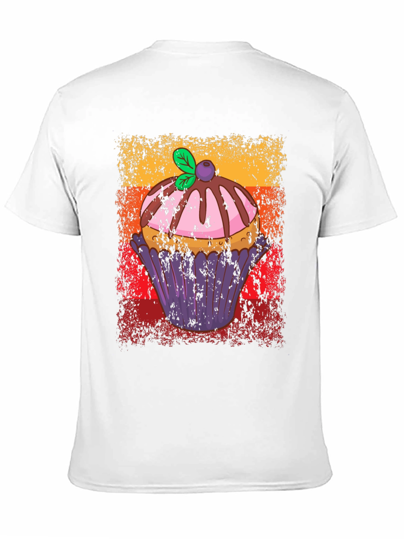 Retro Cupcake T-Shirt - Sweet Treat Design