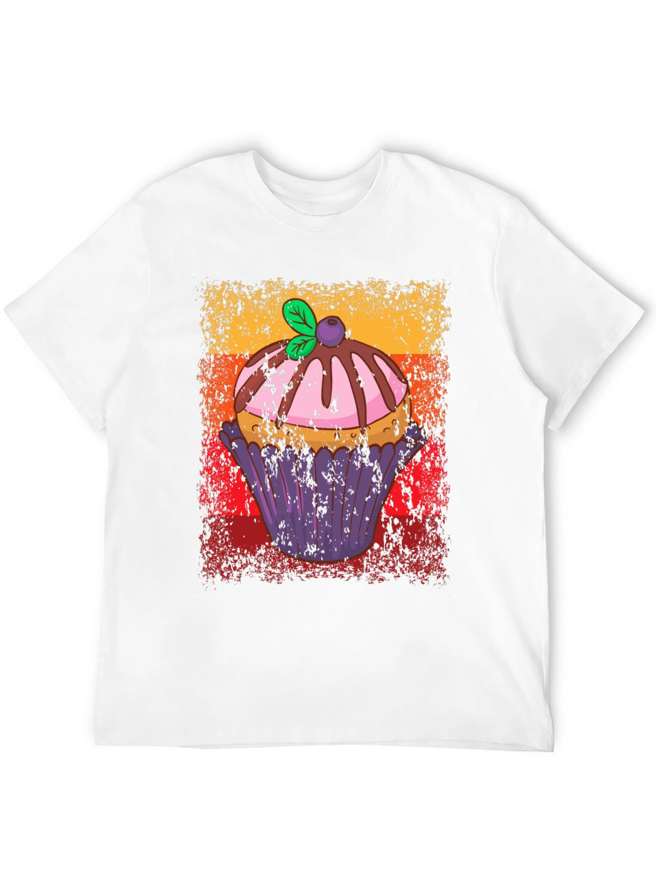 Retro Cupcake T-Shirt - Sweet Treat Design
