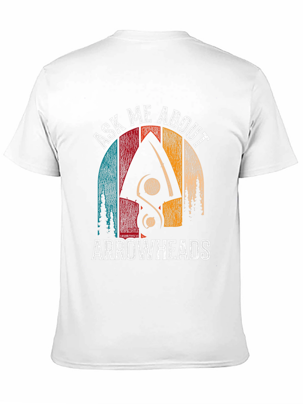 Ask Me About Arrowheads Black T-Shirt