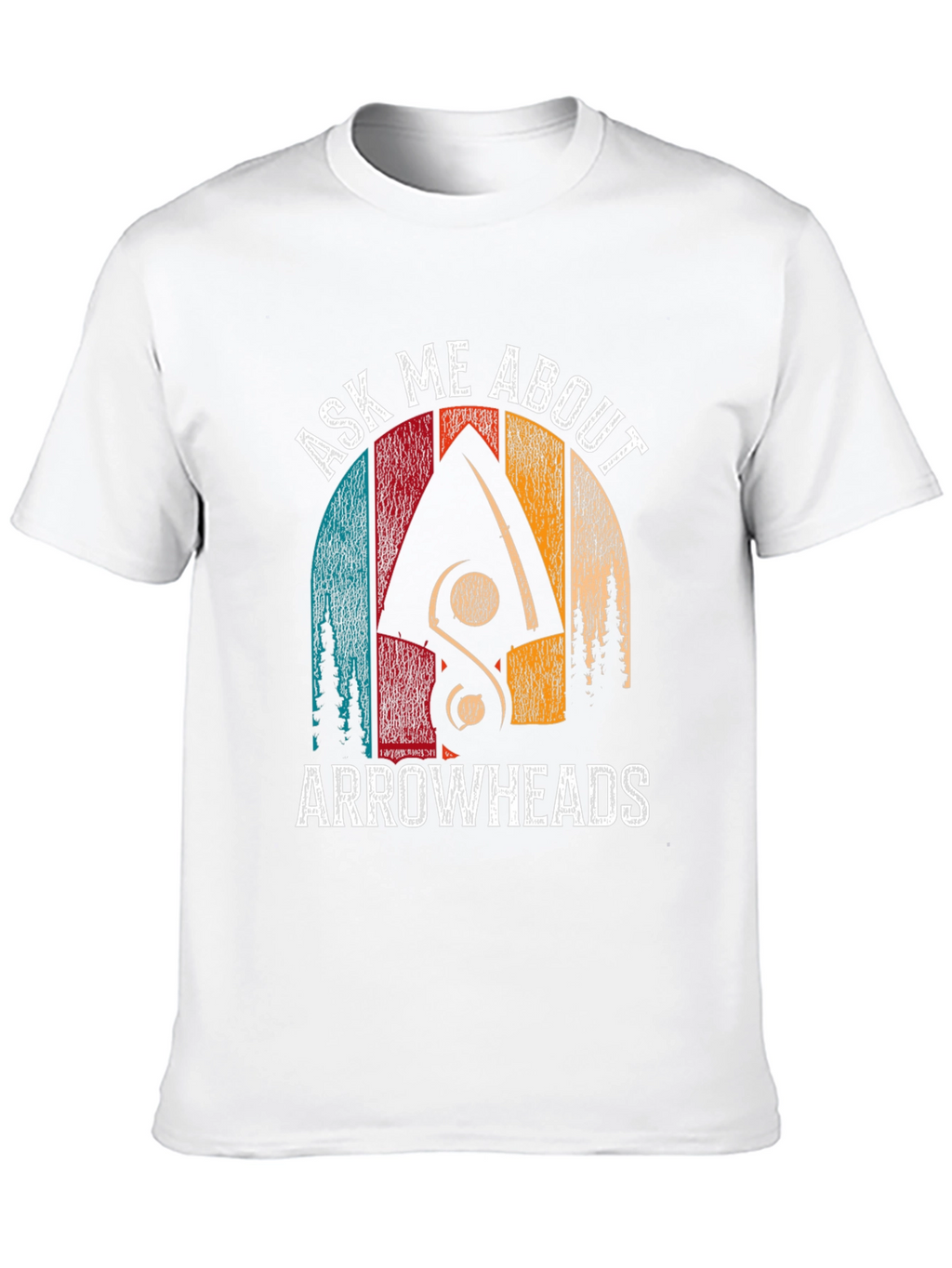 Ask Me About Arrowheads Black T-Shirt