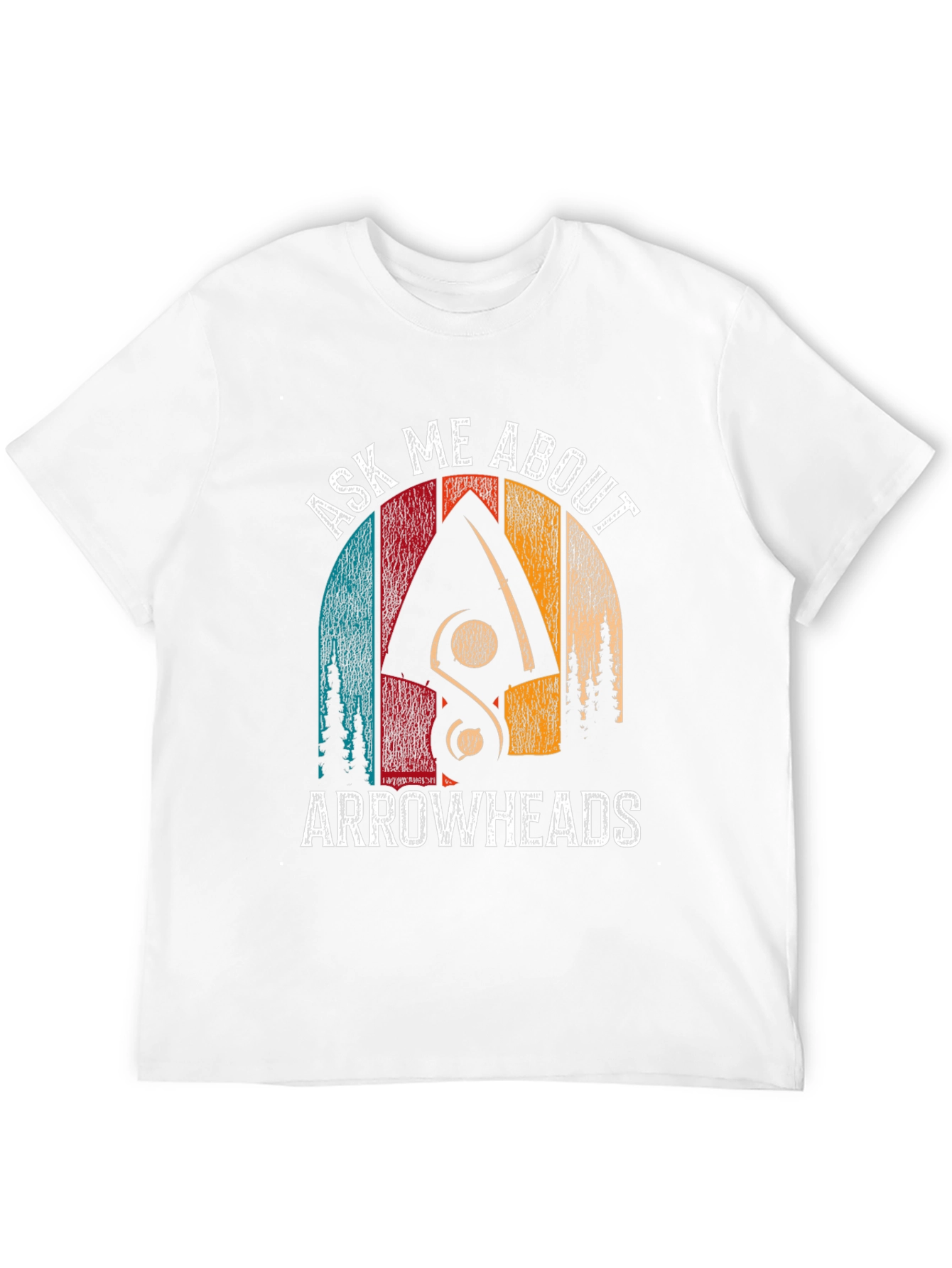 Ask Me About Arrowheads Black T-Shirt