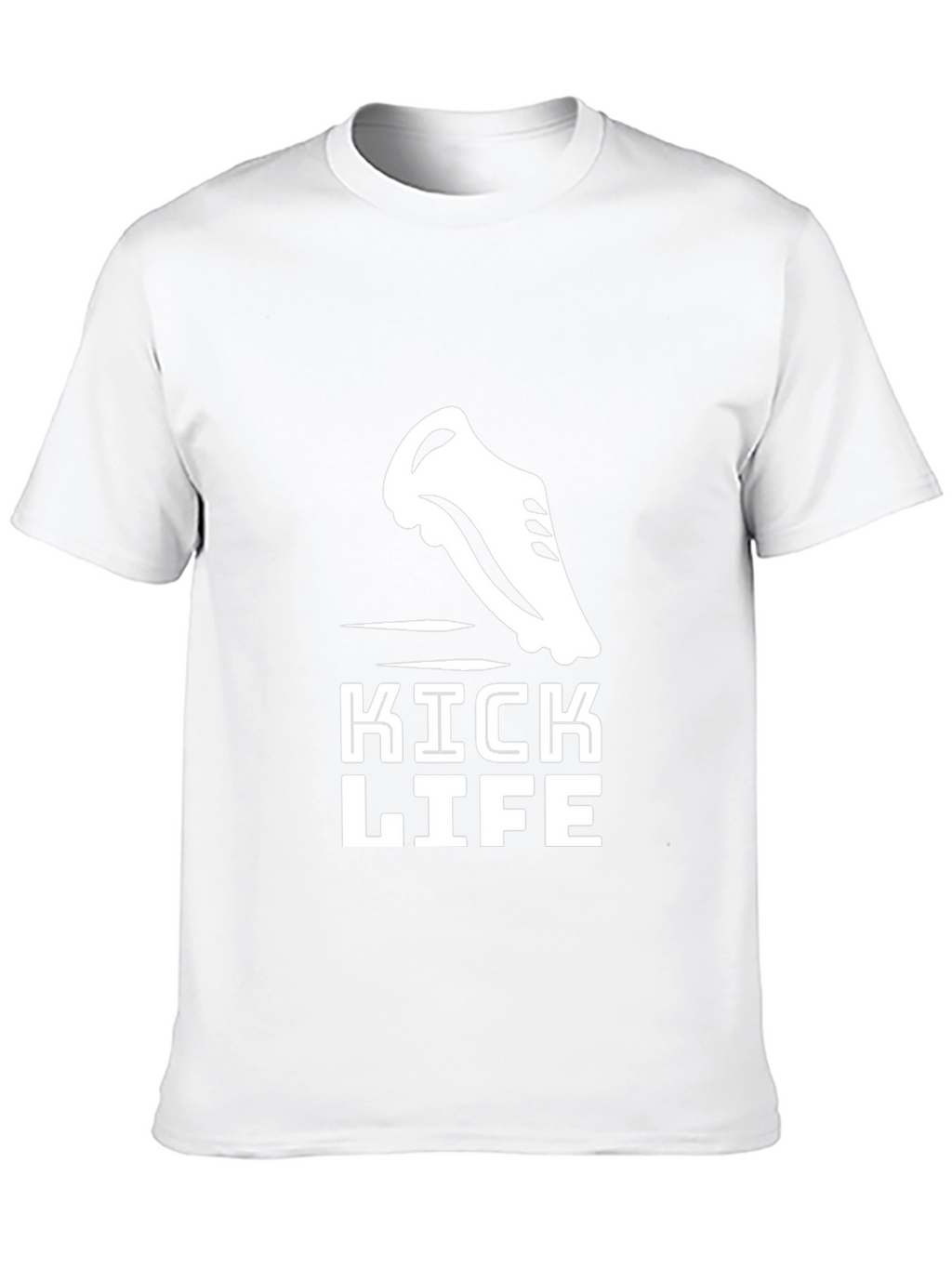 Kick Life Graphic Tee - Black Cotton T-Shirt