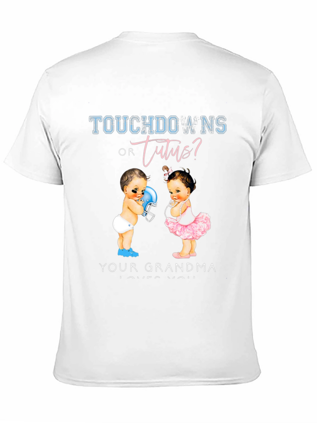 Touchdowns or Tutus? Gender Reveal T-Shirt