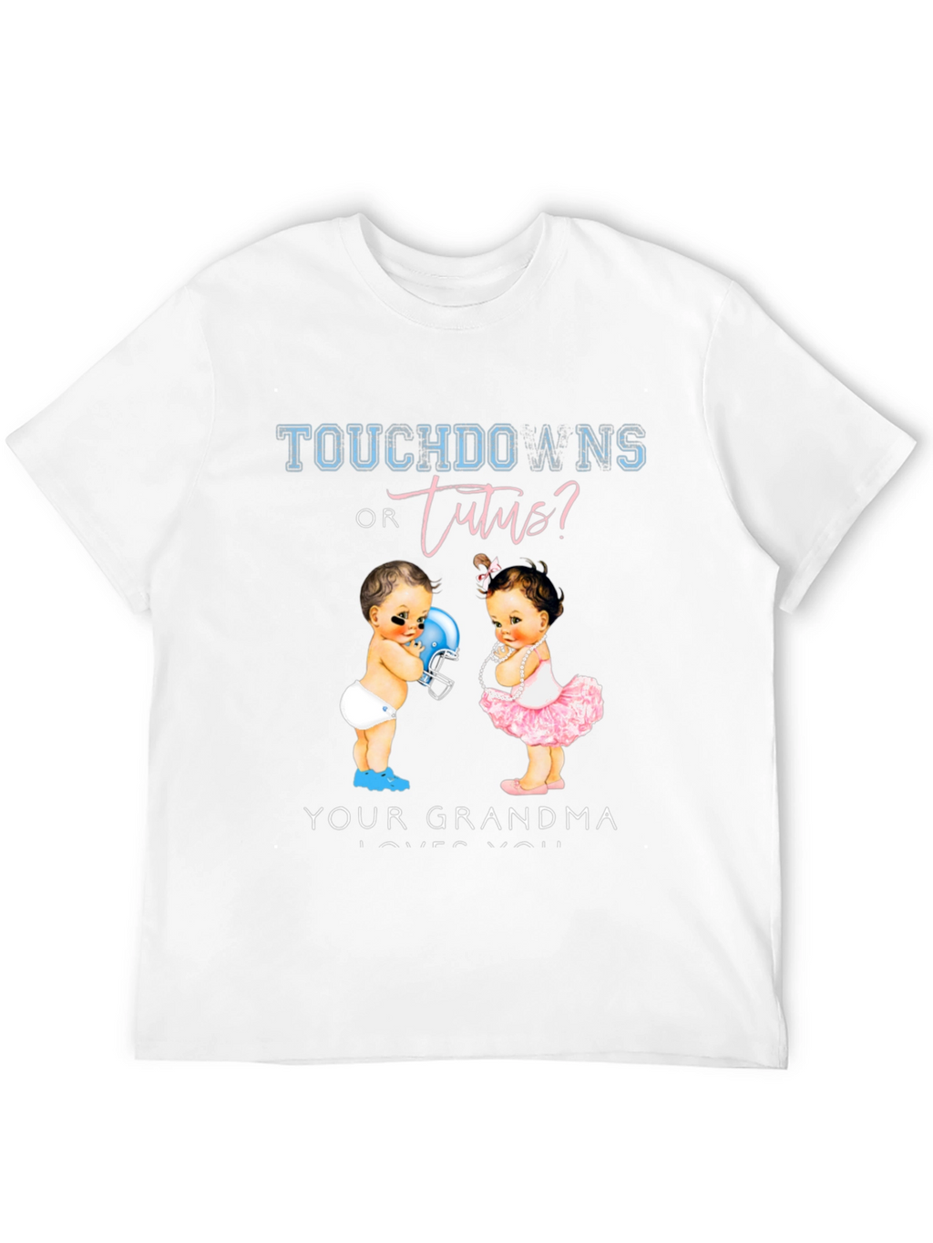 Touchdowns or Tutus? Gender Reveal T-Shirt