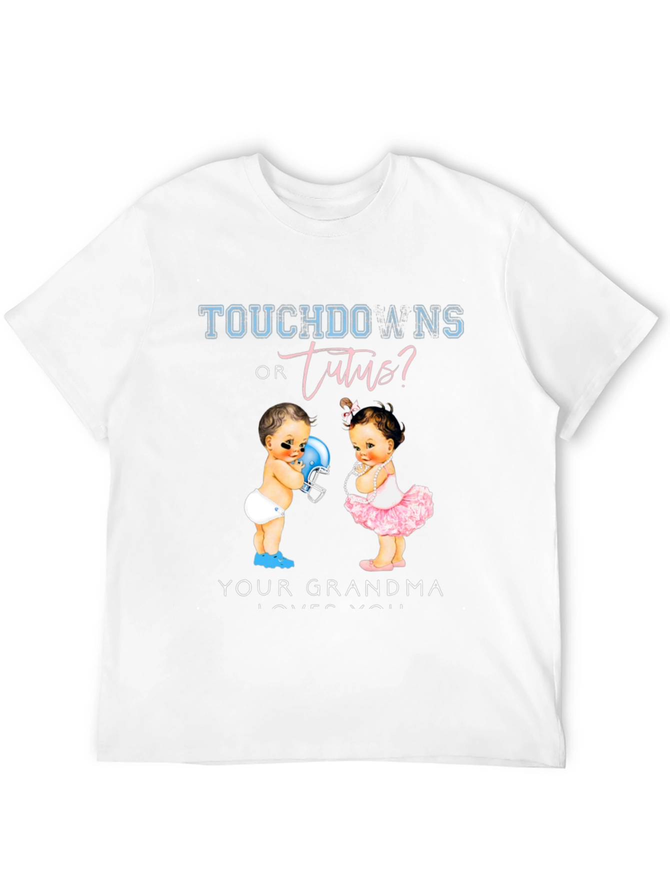 Touchdowns or Tutus? Gender Reveal T-Shirt
