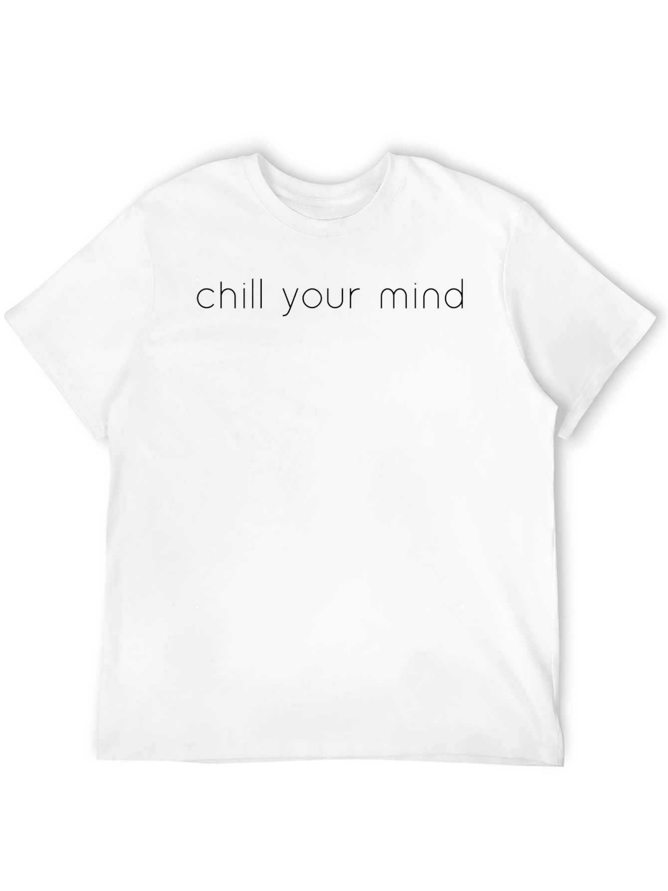 Chill Your Mind Black T-Shirt