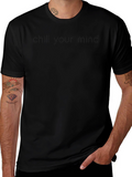 Chill Your Mind Black T-Shirt