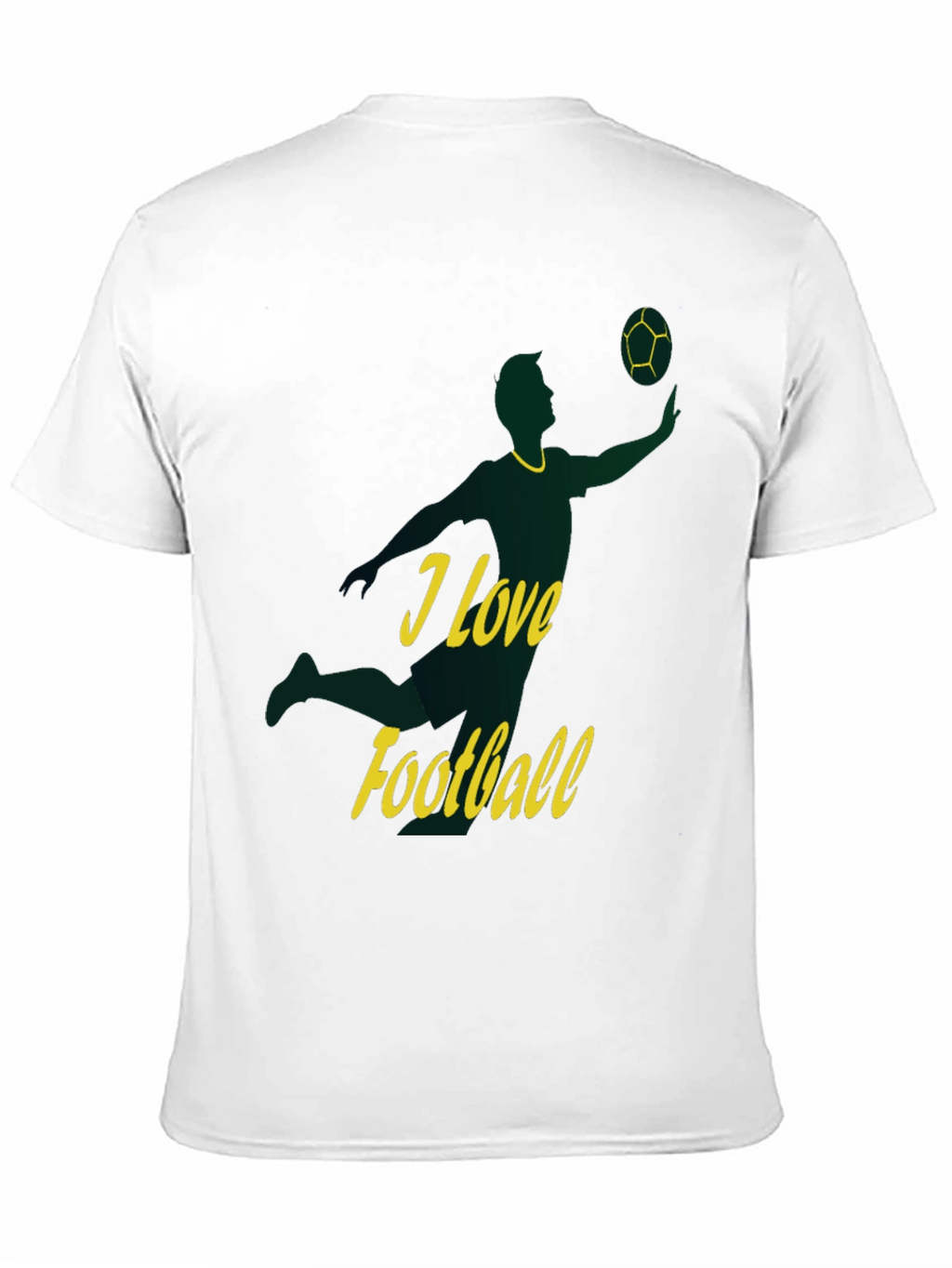 I Love Football Graphic Tee - Stylish Sportswear