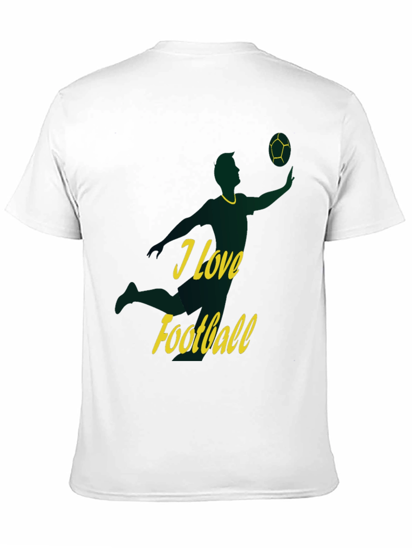 I Love Football Graphic Tee - Stylish Sportswear