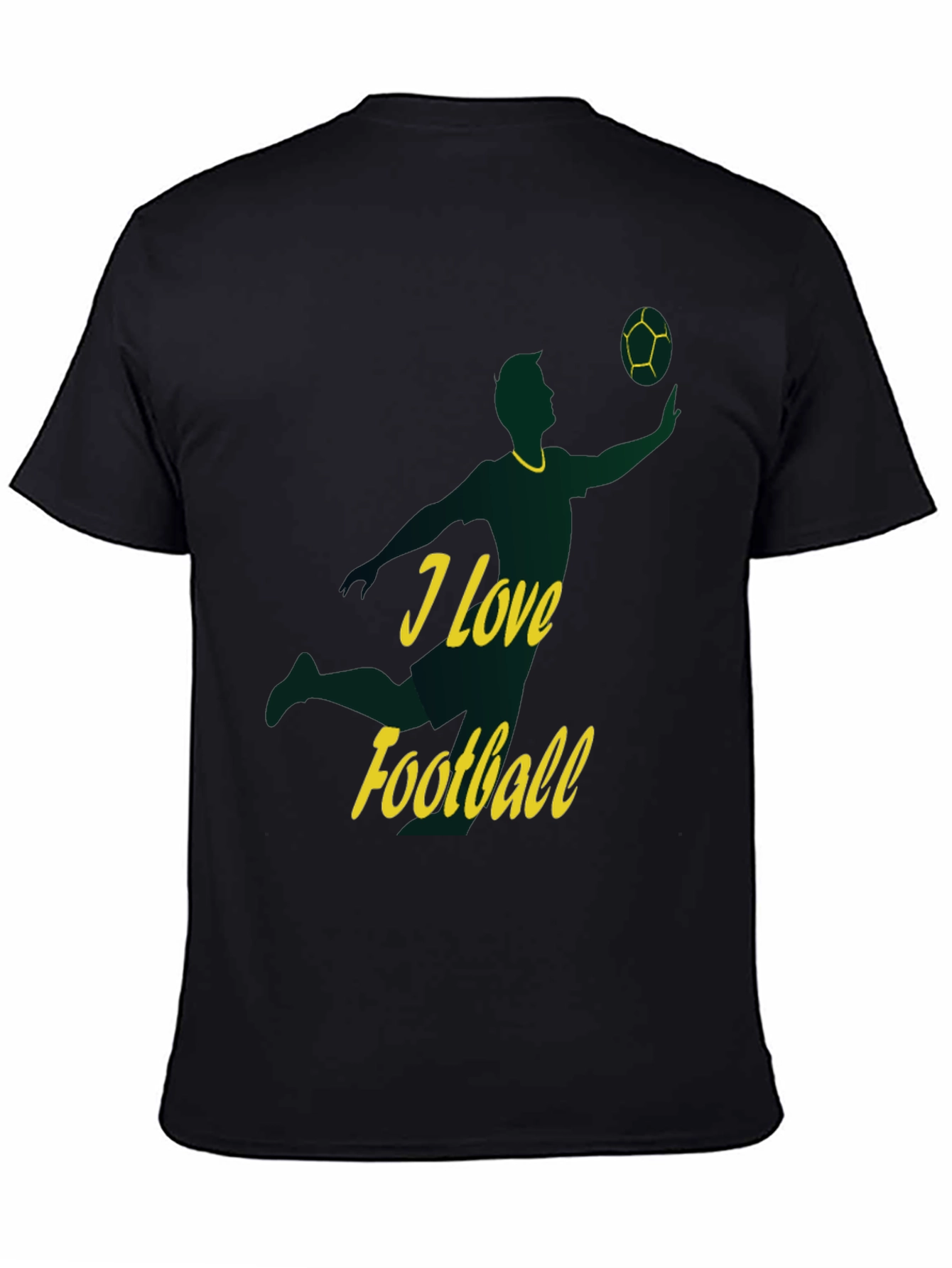 I Love Football Graphic Tee - Stylish Sportswear