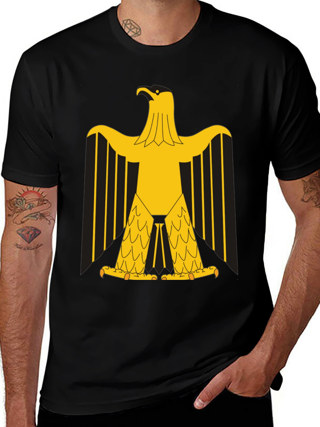 Emblem Graphic Tee - Black